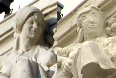 Say What Botched Carving Restoration On Spanish Building Ridiculed