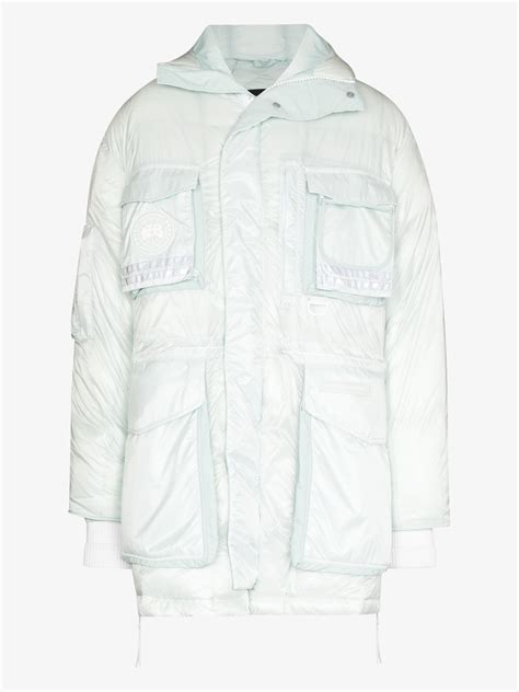 Canada Goose Blue X Ray Snow Mantra Padded Coat Browns