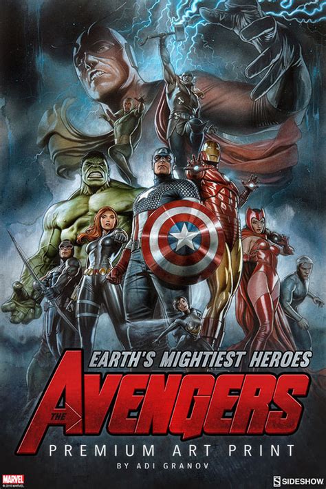 Eric loomis, brian bloom, colleen o'shaughnessey more info: Avengers: Earth's Mightiest Heroes Premium Art Print