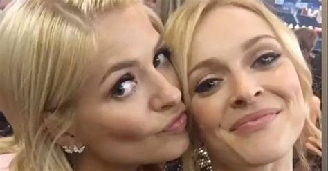 Holly Willoughby Gives Fearne Cotton A Kiss In Sweet Snap To Mark Bffs Birthday Mirror Online