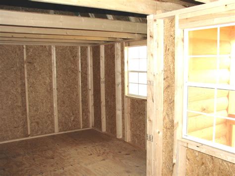 16 on center set into notched 4x6 treated skids. Portable Casita by Better Built Portable Storage Buildings