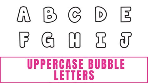 Free Printable Individual Alphabet Letters