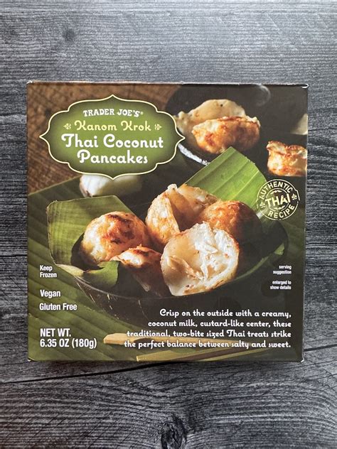 We Tried Trader Joes Thai Coconut Pancakes Kanom Krok Dailywaffle