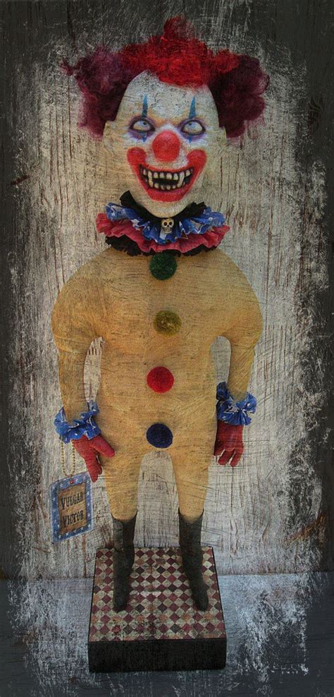 Scary Clown Creepy Clown Evil Clown Creepy Doll Creepy Etsy Creepy