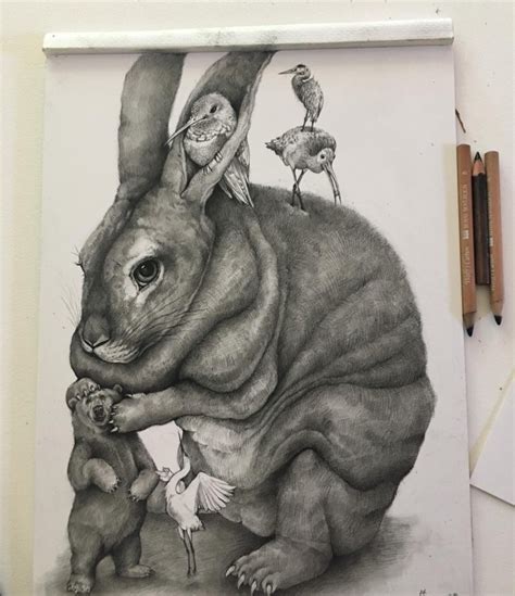 Surreal Pencil Drawings By Adonna Khare Rdrawing
