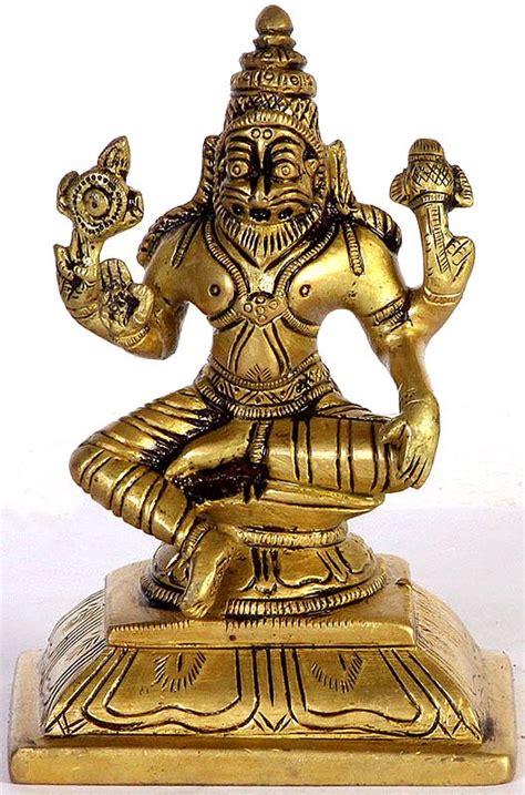 Narasimha Incarnation Of Lord Vishnu Exotic India Art