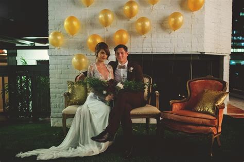 Black And Gold New Years Eve Wedding Ideas Every Last Detail