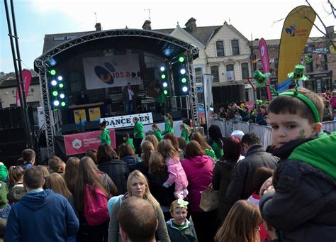 Celebrating Saint Patricks Day In Downpatrick Northern Ireland