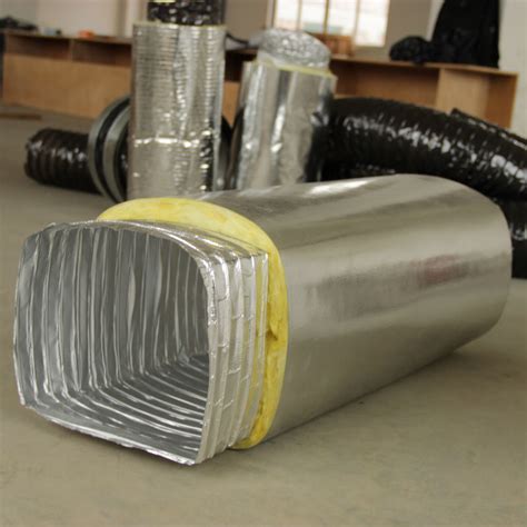 Insulated Flexible Square Air Duct China Insulated Flexible Aluminum
