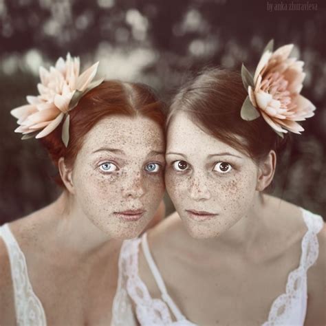 Sisters Naiads Beautiful Freckles Freckles Naiad