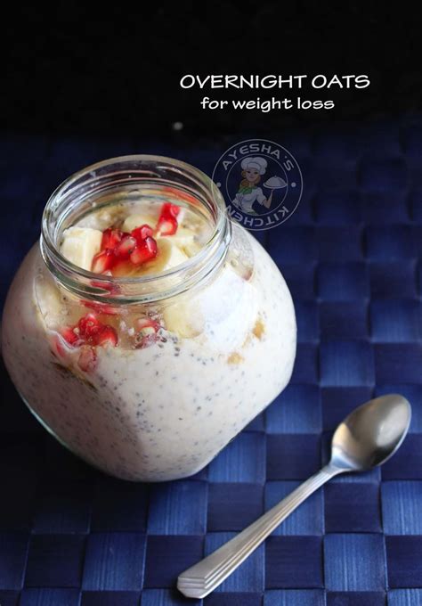 I've been making overnight oats for a while now but i love this particular recipe with the chia and peanut butter to how many weight watcher points in this recipe? HEALTHY OATS BREAKFAST FOR WEIGHT LOSS - TASTY OVERNIGHT ...