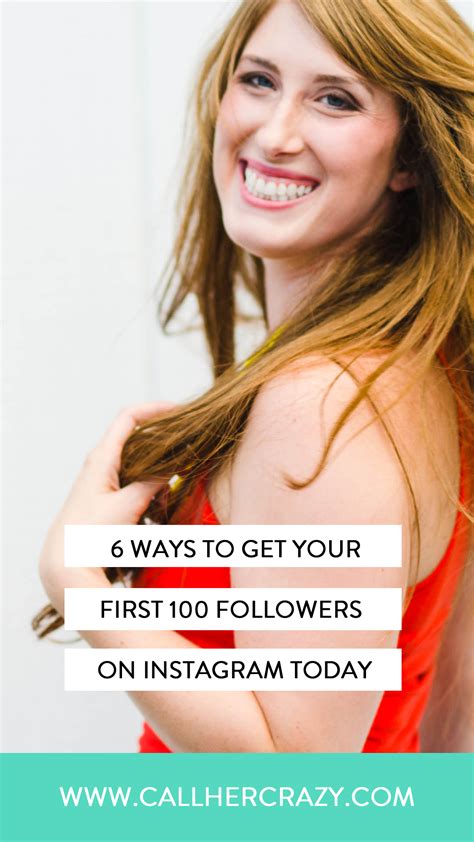 How To Get Your First 100 Followers On Instagram Call Her Crazy