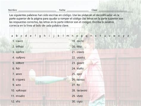 Past Simple With Used To Decoder Box Spanish Worksheet Teaching Resources