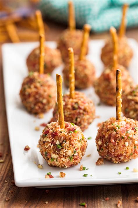 Loaded Cheese Ball Bitesdelish Thanksgiving Appetizers Holiday