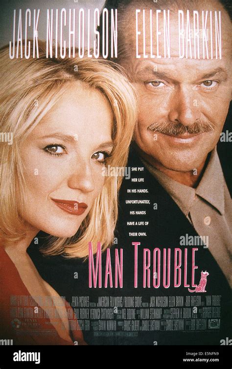 Man Trouble U S Poster From Left Ellen Barkin Jack Nicholson