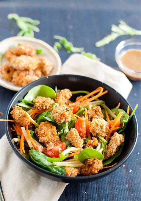 Use a kitchen towel to get the excess oil. Healthy Popcorn Chicken Salad | Healthy Aperture | Popcorn ...
