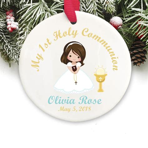 Efytal small cross necklace for women and girls, christian gifts for easter, first communion, confirmation, baptism, gold filled dainty, tiny pendant jewelry, religious gift for catholic birthday. First Holy Communion personalized ornament on Etsy ...