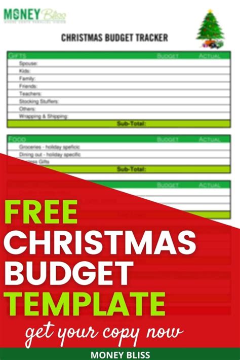 Christmas Budget Template 6 Tips For A More Adorable Holiday Season