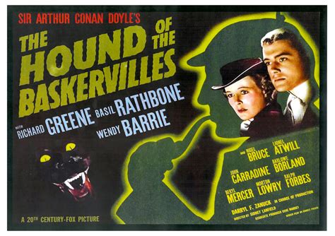 The Hound Of The Baskervilles Retro Vintage Posters