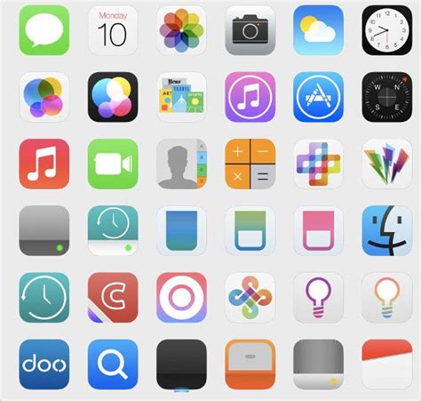 6 Mac App Icons Design Templates