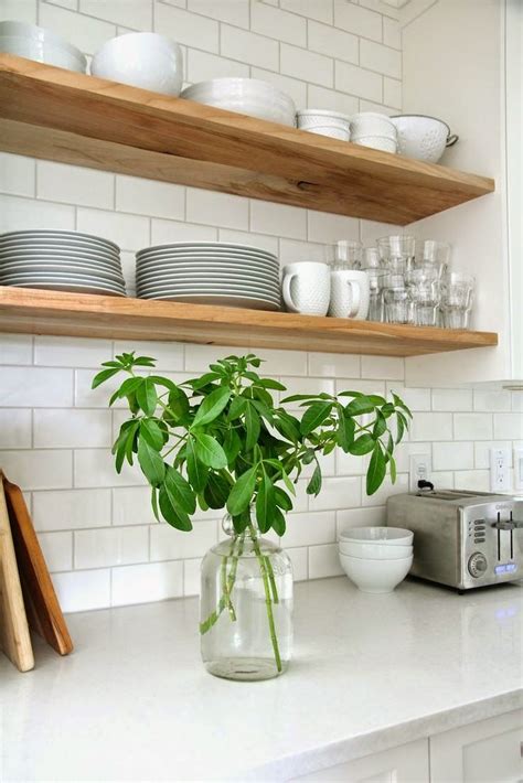 40 idées pour avoir une cuisine organisée. etagere murale cuisine bois 12 - Idées de Décoration ...