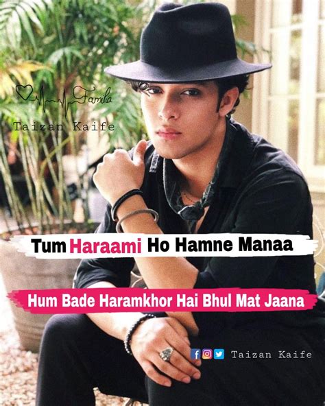 Maybe you would like to learn more about one of these? Harami type | Attitude shayari, Attitude quotes, Good attitude