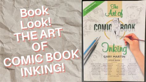 Book Look The Art Of Comic Book Inking