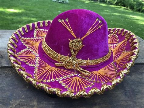 Authentic Sombrero Salazar Yepez Hats Made In Mexico Youth Etsy Hat