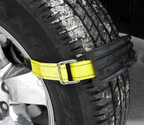 Car driving in mud and snow. Trac-Grabber Attaches To Your Car Tire To Get You Unstuck ...