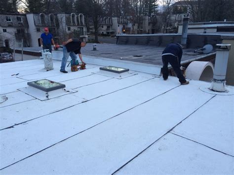 New Flat Roof Certainteed Cool Star White Granulated Roofing Membrane