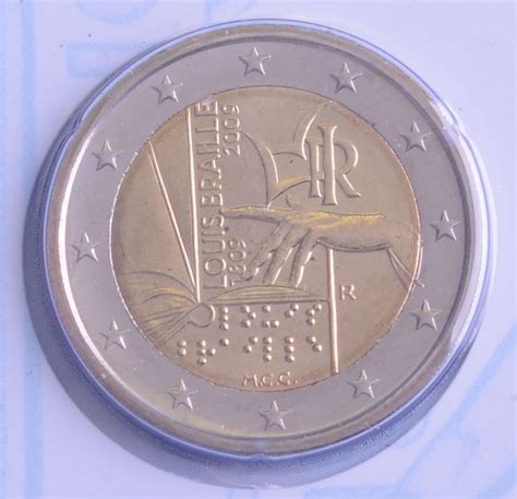 Italy 2 Euro Coin 200th Anniversary Of The Birth Of Louis Braille