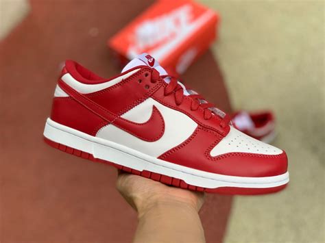 2020 Release Nike Dunk Low Sp “university Red” Cu1727 100