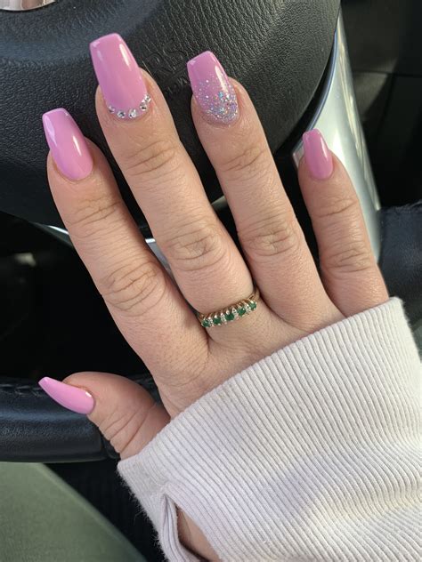 Hot Pink Nails With Diamonds Pastorguides