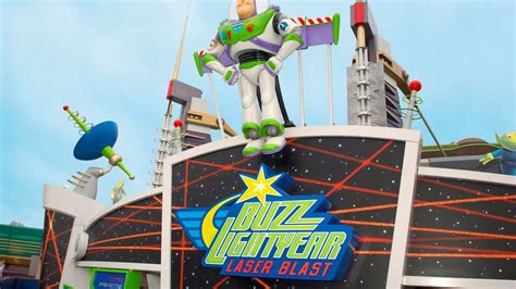 Buzz Lightyear Laser Blast Full Ride In Disneyland Paris Youtube