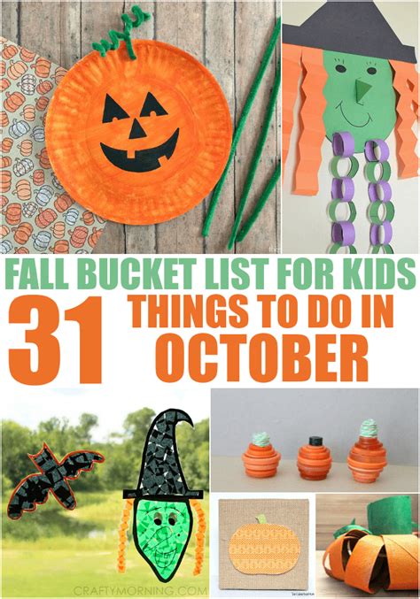 Fall Kids Bucket List 31 Things To Do In October The