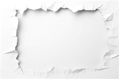White Torn Paper Piece Design Isolated On White Background 27613236