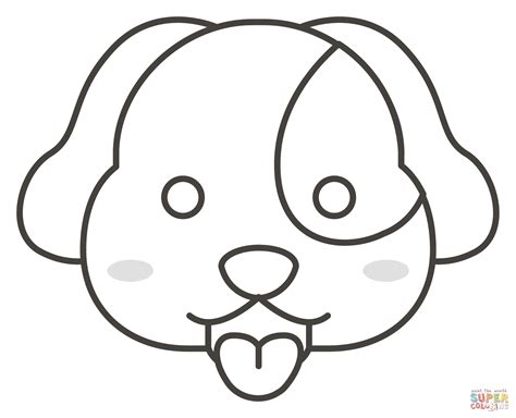 Dog Face Coloring Page Free Printable Coloring Pages