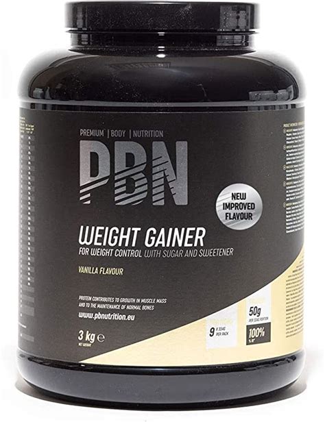 PBN Premium Body Nutrition Weight Gainer Kg Vanilla New Improved Flavour Amazon Co Uk