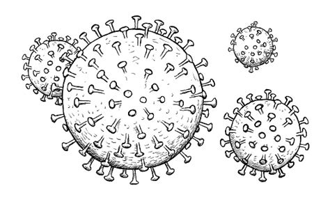 Drawing Of Coronavirus Covid19 Stock Illustration Download Image Now