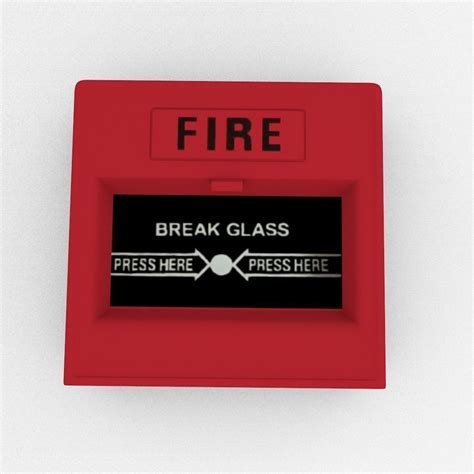 (to arms!, to the weapons!), ultimately from latin arma (arms, weapons). Emergency Alarm Button 3D model | CGTrader