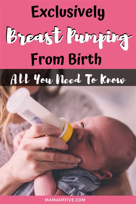 Exclusively Breast Pumping From Birth 101 All You Need To Know Artofit