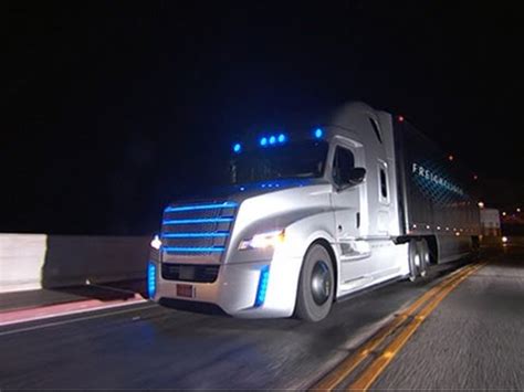 Daimler Introduces Autonomous Truck Youtube