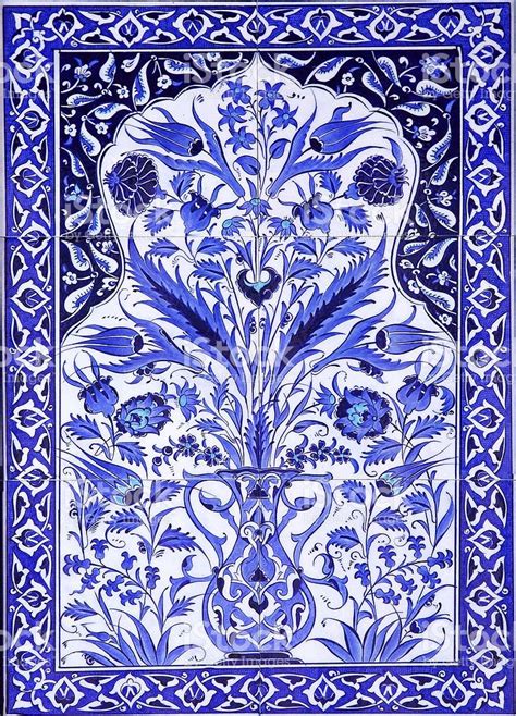 Turkish Tiles royalty free stock photo Türk sanatı İslami sanat