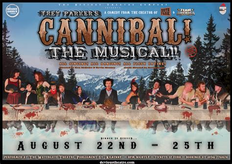 Cannibal The Musical The Final Poster Artwork The Devious Theatre