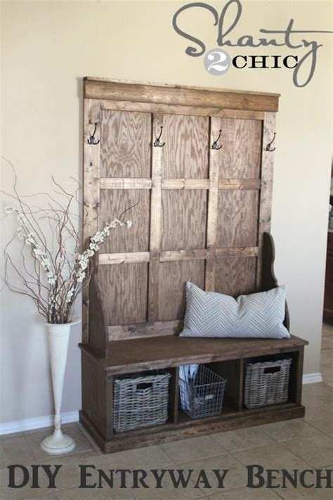 Use one of these free treehouse plans to make your children the ultimate playhouse in the sky. hall tree storage bench plans | PDF Woodworking Plans Hall ...