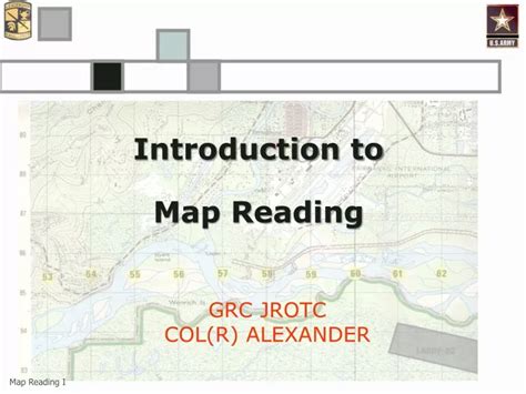 Ppt Introduction To Map Reading Powerpoint Presentation Free