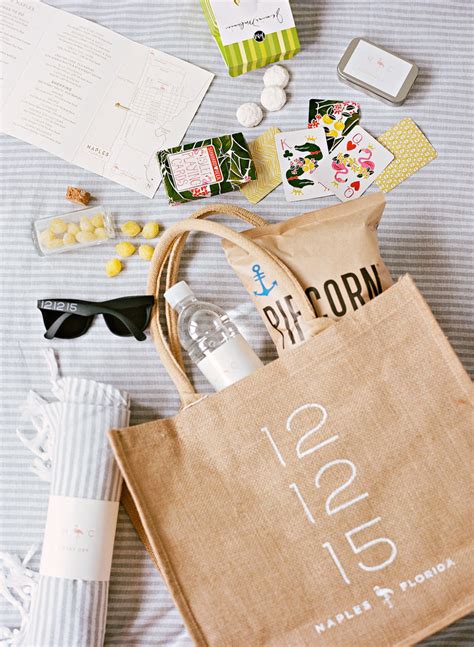 Wedding welcome bags wedding favors for guests champagne label hotel guest ceremony programs goodie bags feeling happy hotels how to apply. 46 Welcome Bags from Real Weddings | Wedding welcome gifts ...