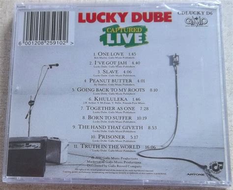 Lucky Dube Captured Live South Africa Cat Cdluckyd6