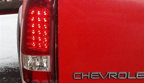 2003-2006 Chevy Silverado Sierra 1500 2500HD FULL LED Tail Lights RED