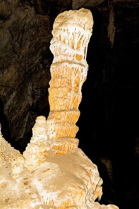 Stalagmite Formation In Carlsbad Caverns Photograph By Millard H Sharp